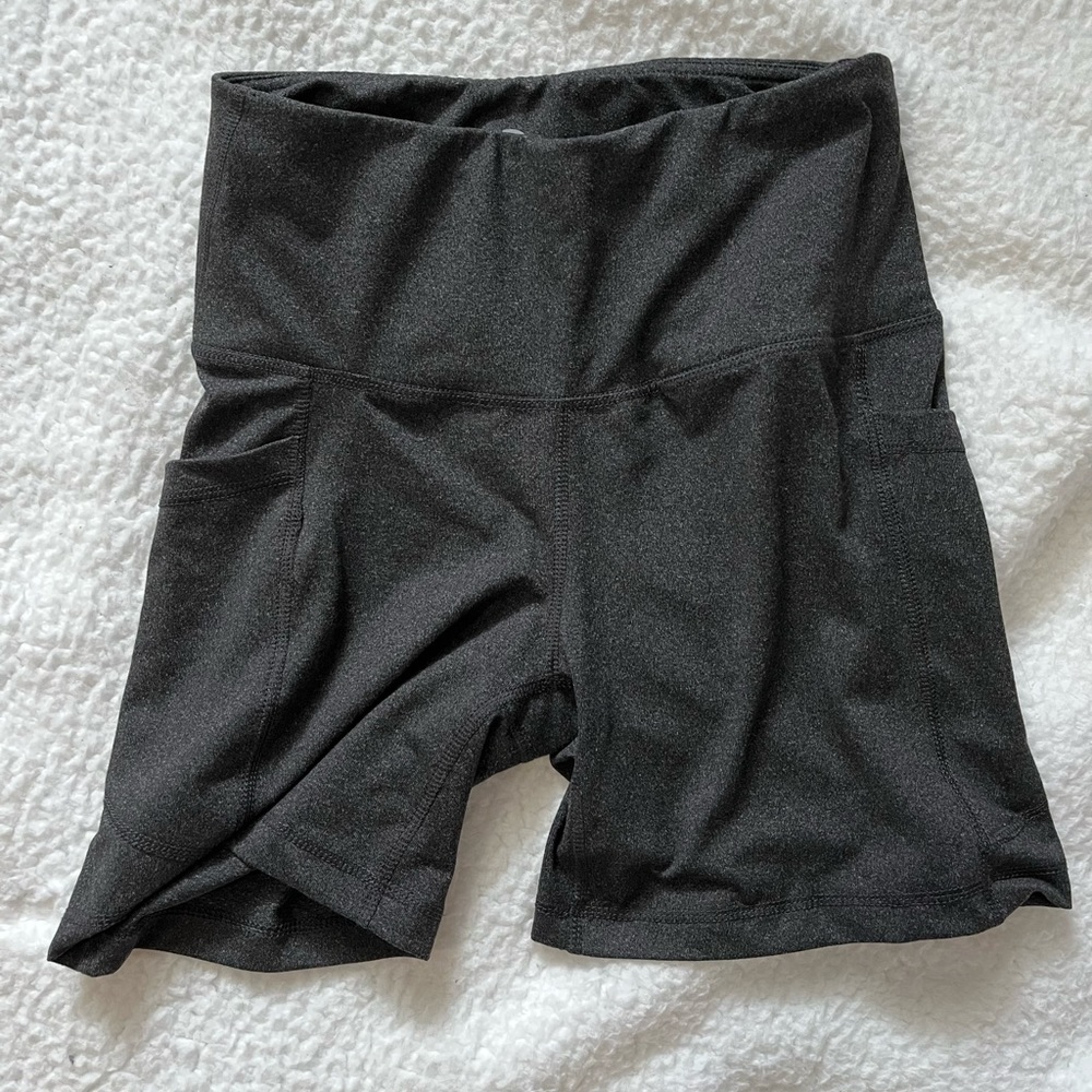 Small grey biker shorts